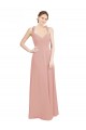 A-Linien Chiffon Lange Brautjungfernkleider Websites