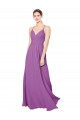 Dahlie A-Linien Chiffon Lange Brautjungfernkleider Websites