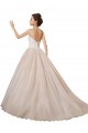 Elfenbein & Champagner Prinzessin Kapelle-schleppe Tüll Spitze Brautkleider Websites