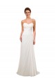 Elfenbein Etui Kapelle-schleppe Chiffon Brautkleider Websites