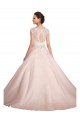Elfenbein Prinzessin Illusion Ausschnitt Kapelle-schleppe Spitze Brautkleider Websites