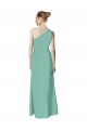 Jade A-Linien Eine-Schulter Chiffon Lange Brautjungfernkleider Websites