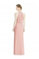 Meerjungfrau Neckholder Chiffon Lange Brautjungfernkleider Websites