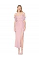Primel Meerjungfrau Off-Schulter Knielang Chiffon Kurze Formale Brautjungfernkleider / Abendkleider / Abiballkleider Websites