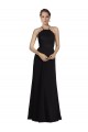 Schwarz A-Linien Neckholder Chiffon Spitze Lange Brautjungfernkleider Websites