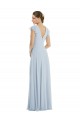 Seeglas A-Linien Chiffon Lange Formale Brautjungfernkleider / Abendkleider Websites