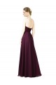 Traube A-Linien Chiffon Lange Brautjungfernkleider Websites