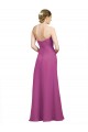 Wilde Beere A-Linien Chiffon Lange Brautjungfernkleider Websites
